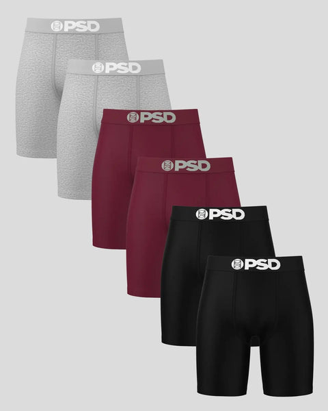 Solids 6 Pack - Burgundy