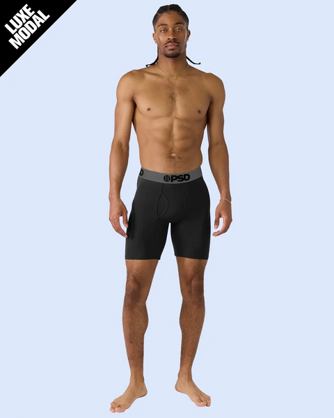 Luxe Modal - Black Grey