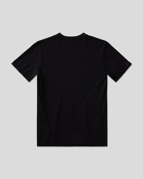 LOGO BLK/BLU TEE YTH BLACK S / BLACK
