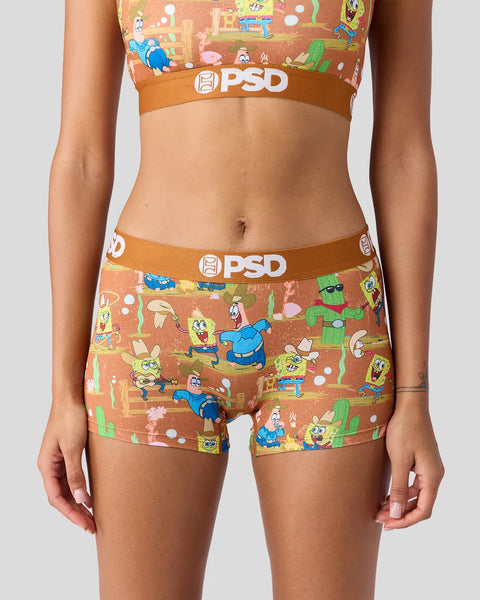 SpongeBob SquarePants - Wild West Boy Short PSD Underwear