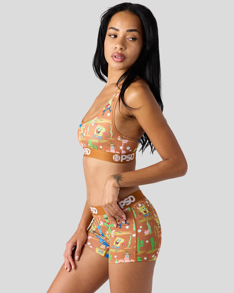 SpongeBob SquarePants - Wild West Boy Short PSD Underwear