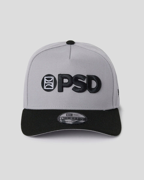 New Era x PSD Logo Hat Grey/Black