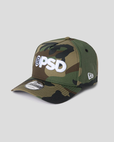 New Era x PSD Logo Hat Camo