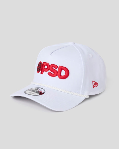 New Era x PSD Logo Hat White/Red