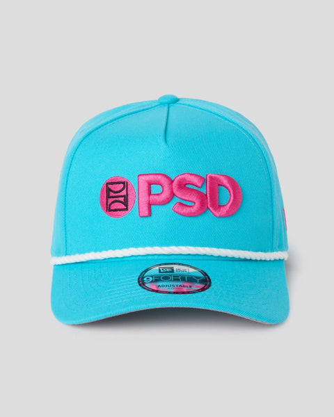 New Era x PSD Logo Hat Blue/Pink