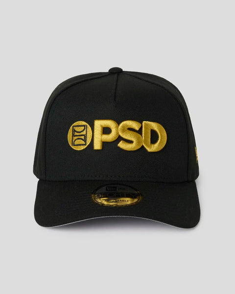 New Era x PSD Logo Hat Black/Gold