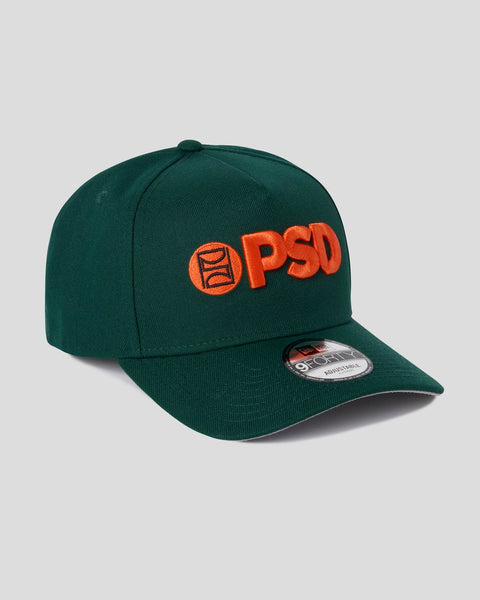 New Era x PSD Logo Hat Green/Orange